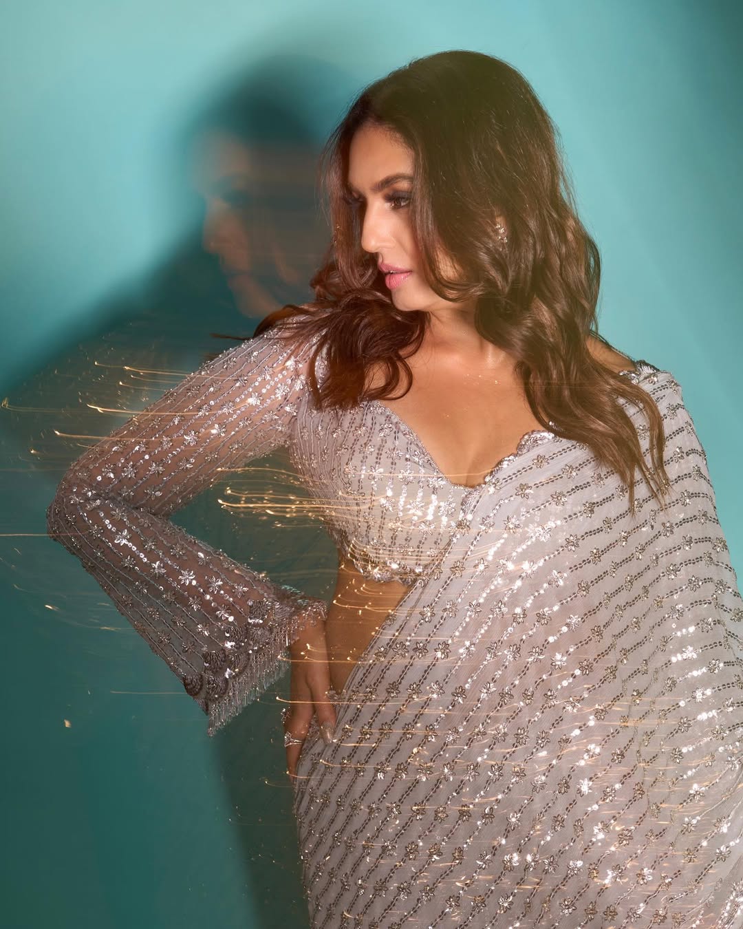 Many Moods … Fun Festive Frolic-ing time at @manishmalhotra05 Outfit- @manishmalhotraworldRings- @razwada.jewelsEarrings-@diagoldbyvardagoenkaPotli @sentosa.bagsStyled by @dhruvadityadaveMake up- @ajayvrao